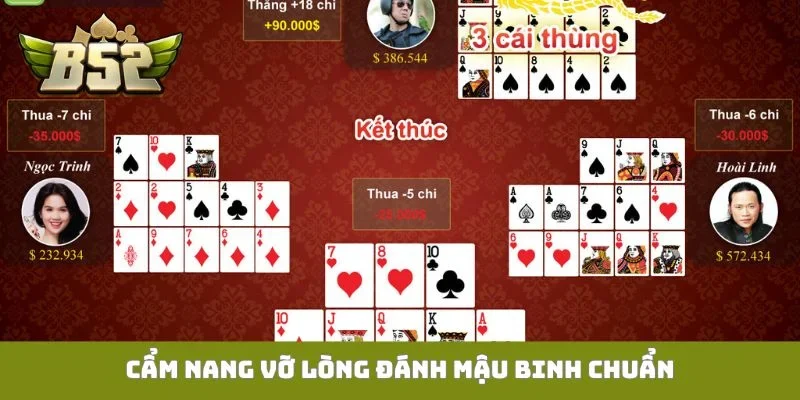 Mậu Binh B52club - Đỉnh Cao Đấu Trí Chấp Mọi Đối Thủ Cẩm nang vỡ lòng đánh Mậu binh chuẩn