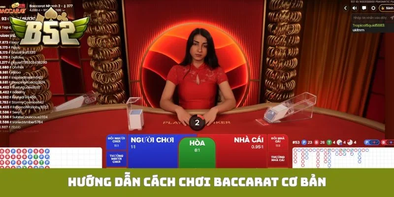 Hướng dẫn cách chơi Baccarat cơ bản